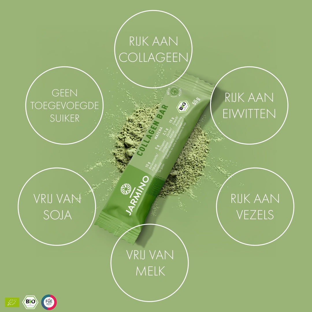 Collageenreep, matcha