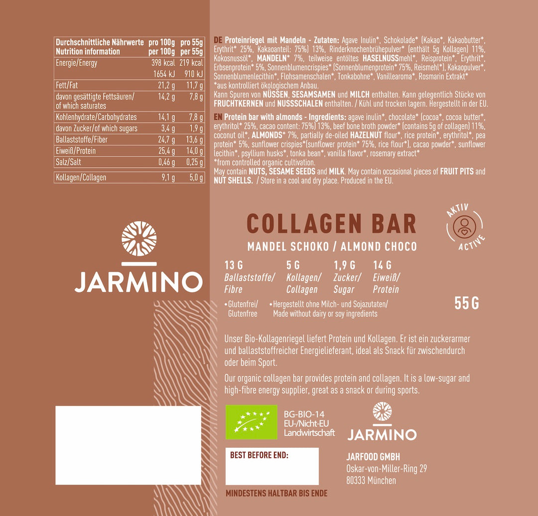Collageenreep, amandel