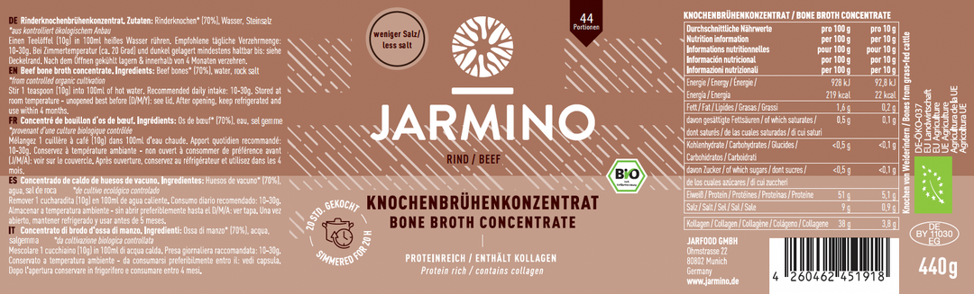 Botten Bouillon Concentraat Rund - VERLAAGD ZOUTGEHALTE (440 g)