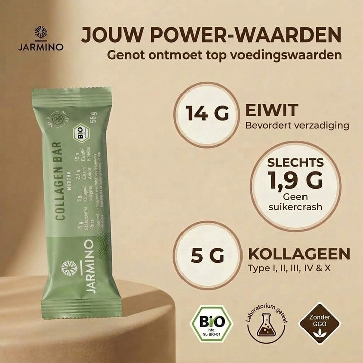Collageenreep, matcha
